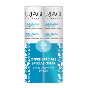 URIAGE Moisturizing Lipstick Pack of 2 x 0.14 oz.